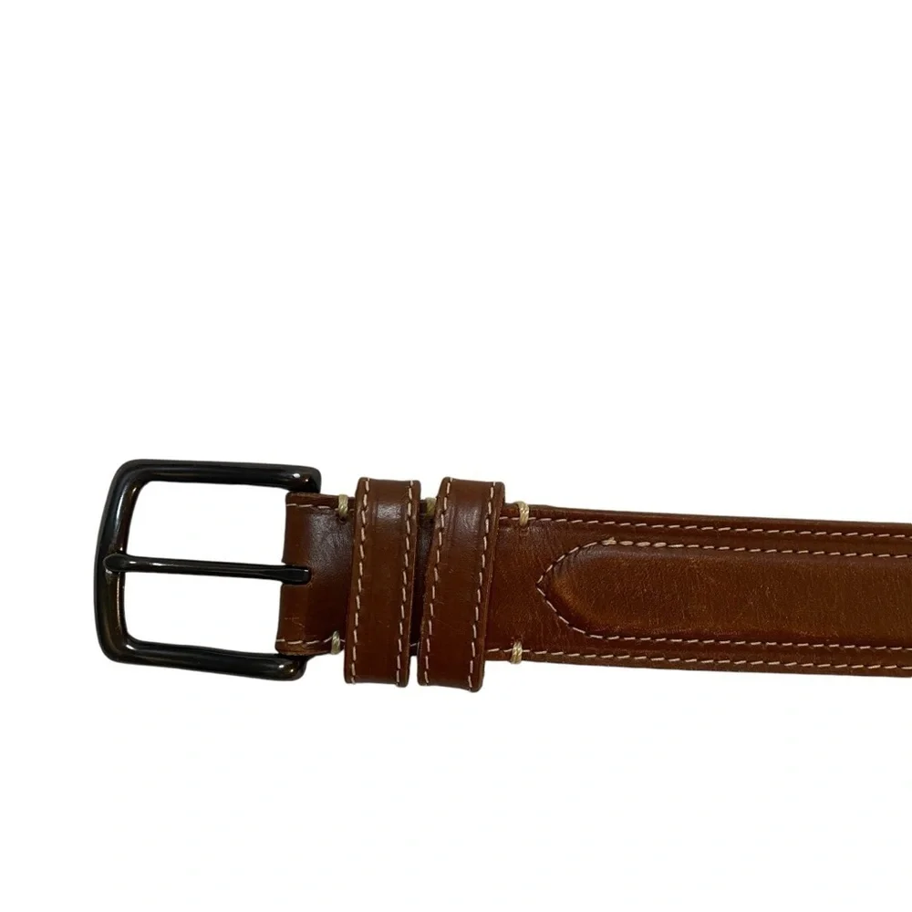 Orvis Brown Leather Belt Sz 40